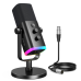 FIFINE AMPLIGAME AM8 RGB USB/XLR DYNAMIC MICROPHONE